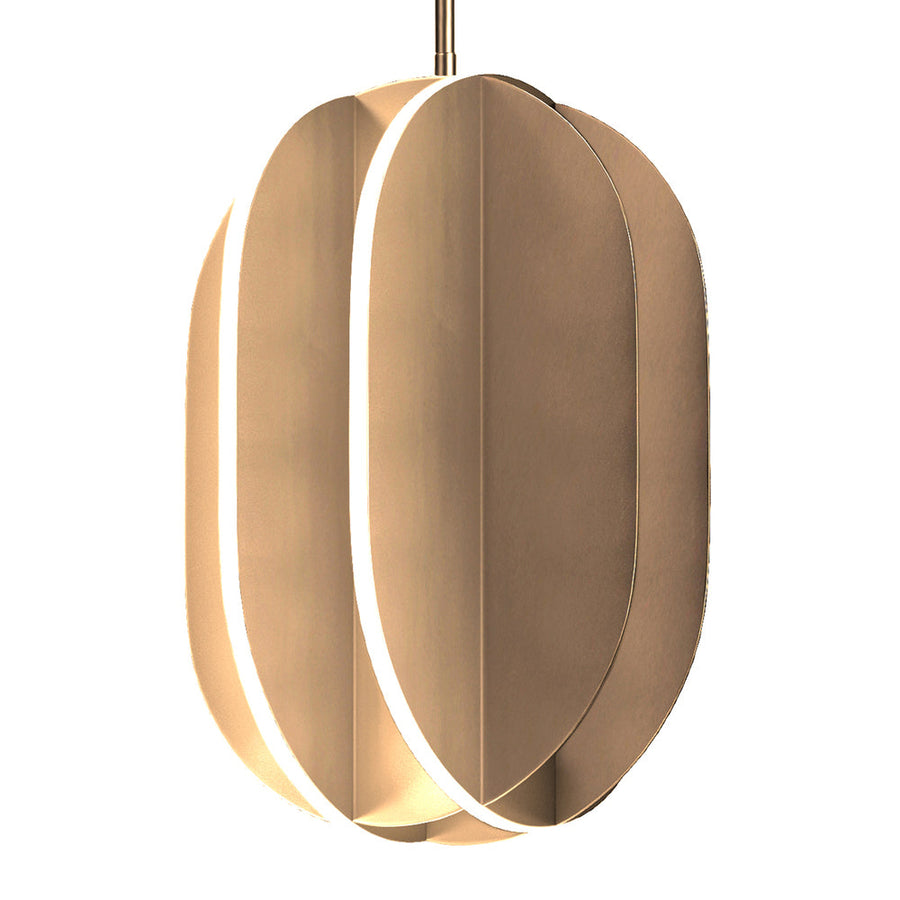 9.75 Inch Pendant – Satin Brass