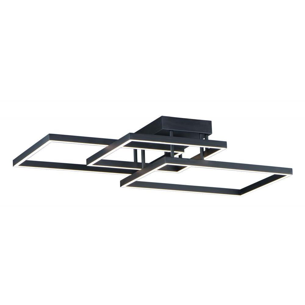 23.5 Inch Flush Mount – Black