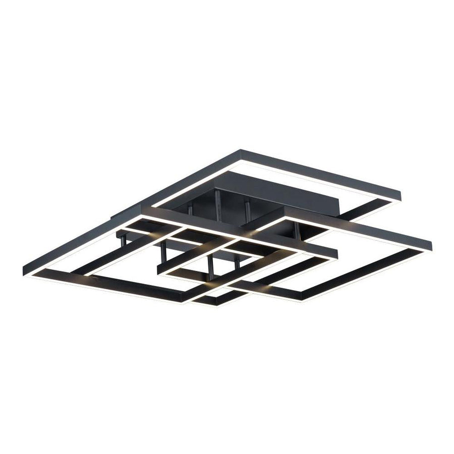 31 Inch Flush Mount – Black
