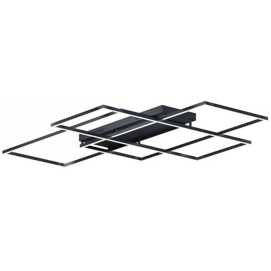48 Inch Flush Mount – Black