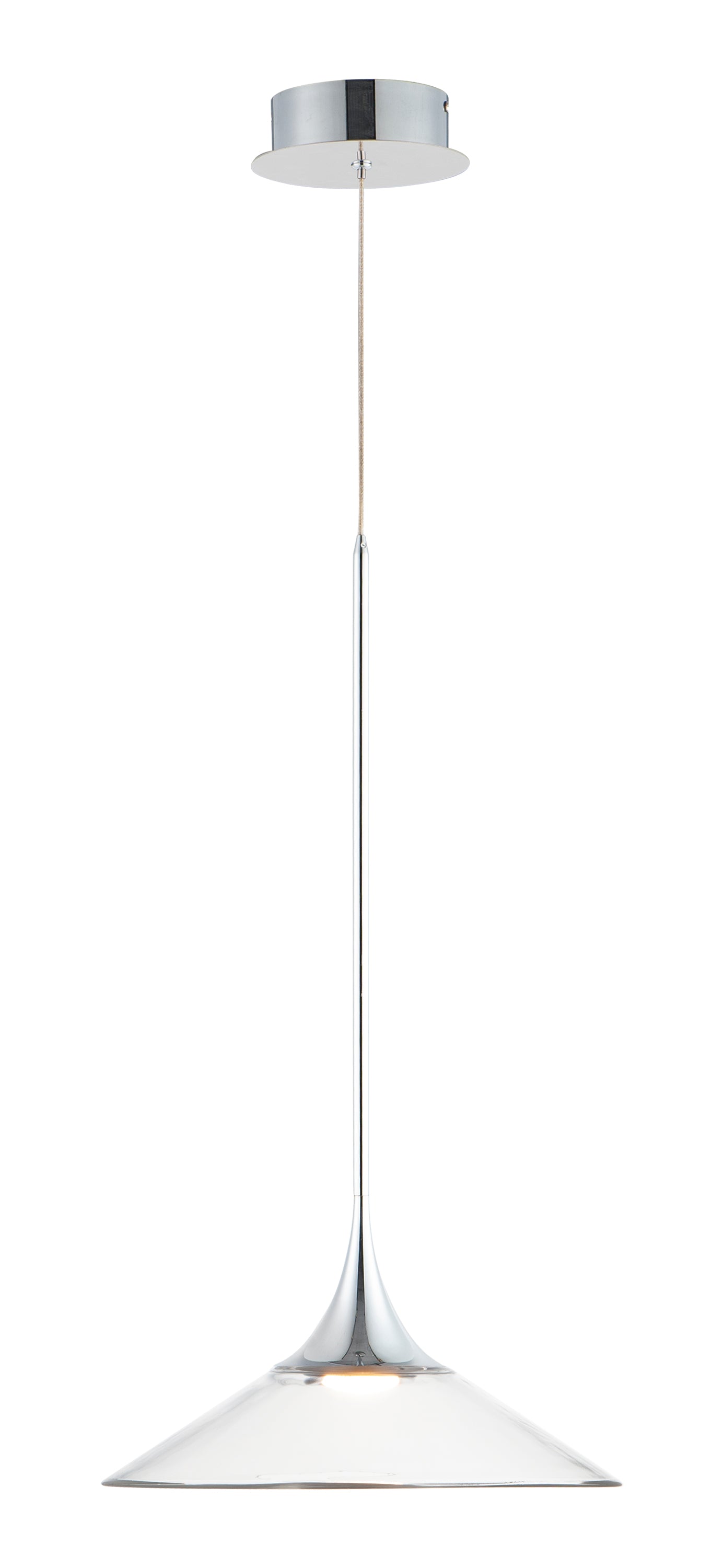 ET2 Lighting E21533-24PC Single Pendant - Polished Chrome