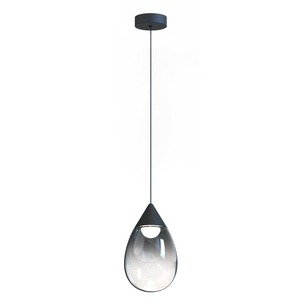 Dewdrop 7.75 Inch Single Pendant – Black – E21562-142BK