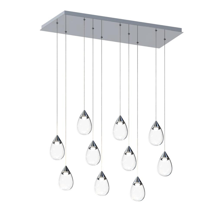 Dewdrop 12.75 Inch Linear Pendant – Polished Chrome – E21566-18PC