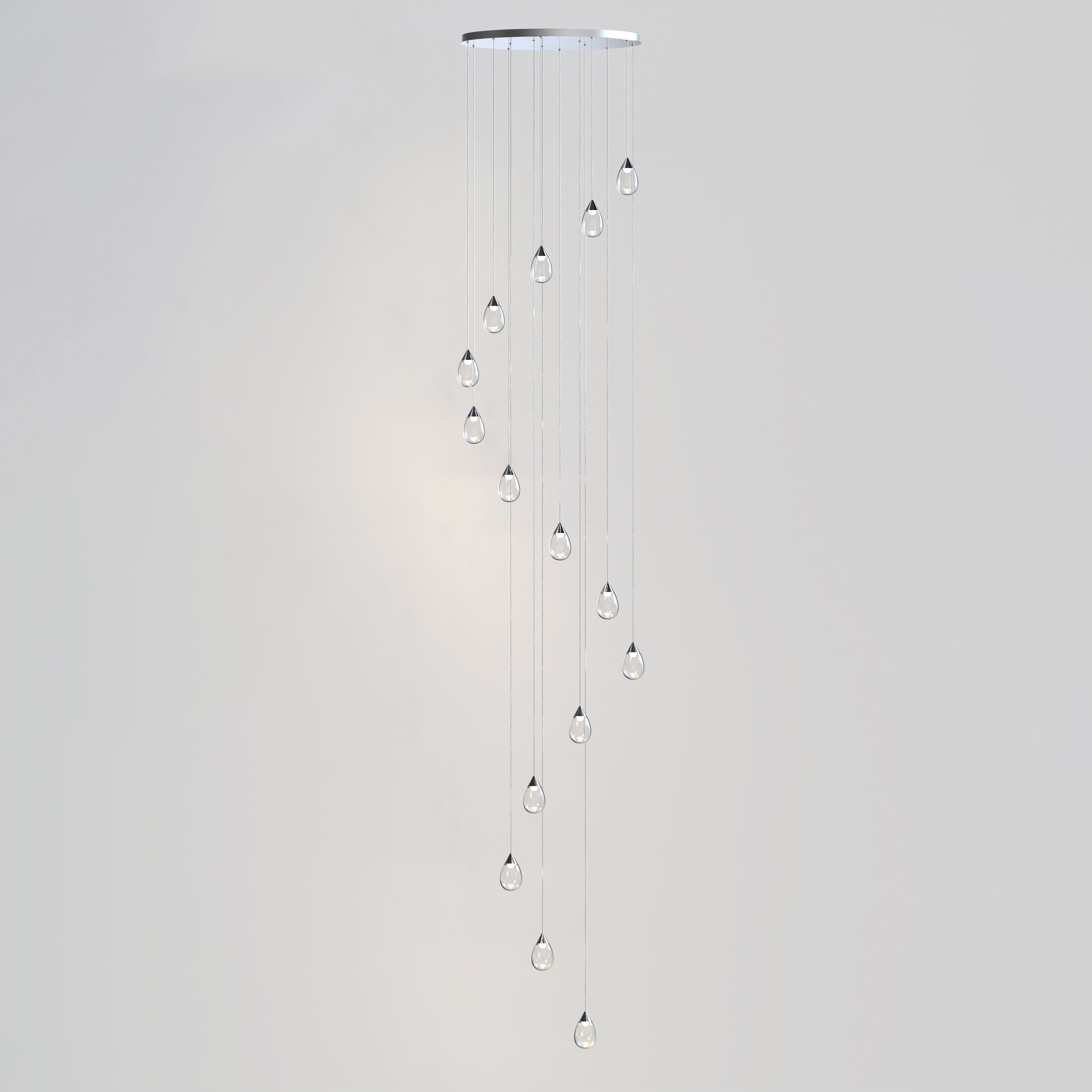 Dewdrop 33.75 Inch Multi – Polished Chrome – E21569-18PC