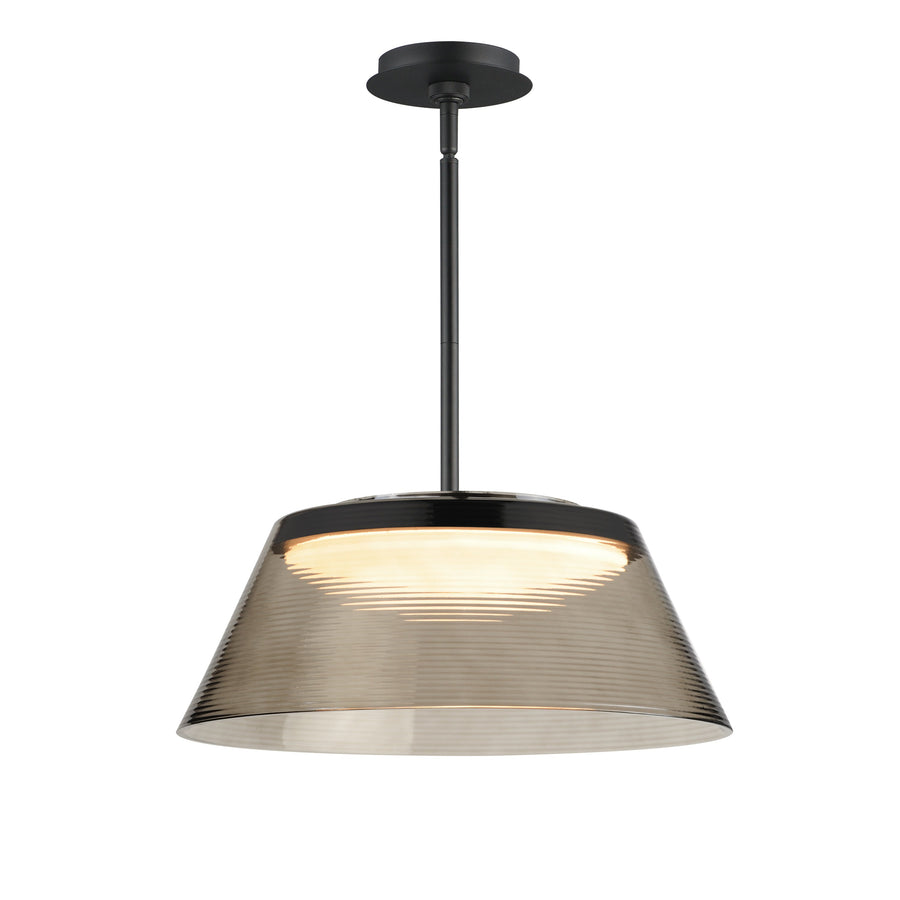 Jensen 18 Inch Single Pendant – Black – E22088-138BK