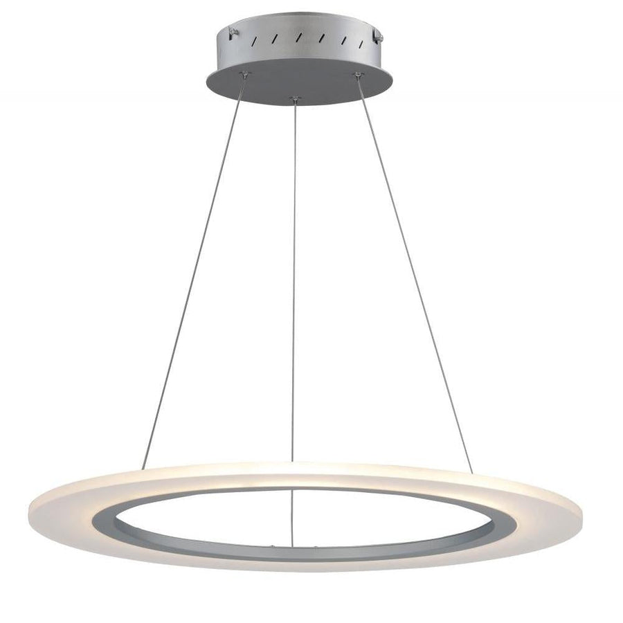 23.75 Inch Pendant – Matte Silver