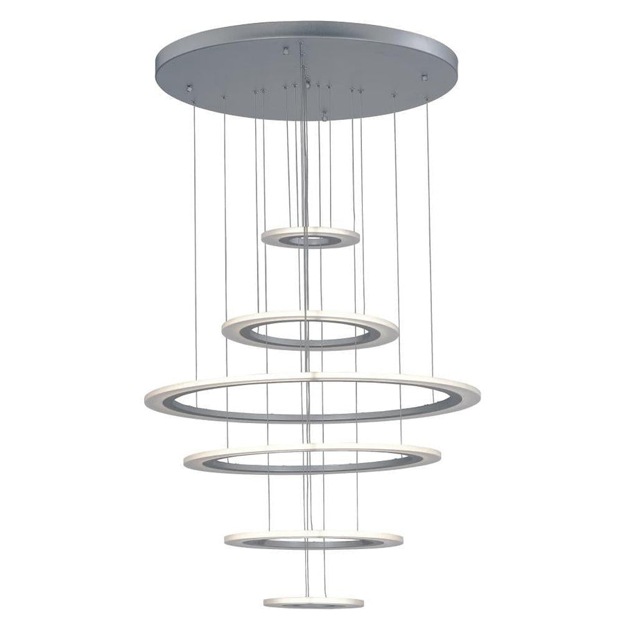 30 Inch Pendant – Matte Silver