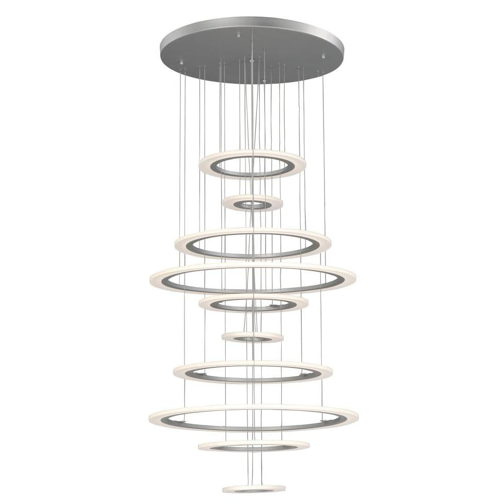 30 Inch Pendant – Matte Silver