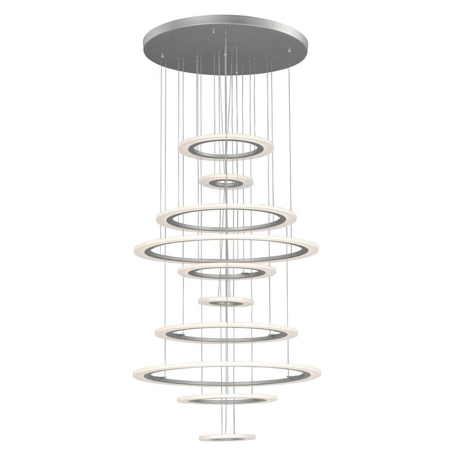 30 Inch Pendant – Matte Silver