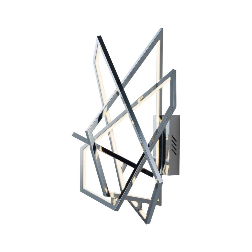 20 Inch Wall Sconce – Polished Chrome