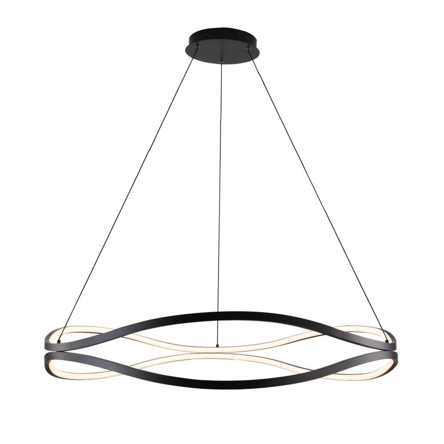 Curvo 38.75 Inch Ring Pendant – Black – E22924-BK