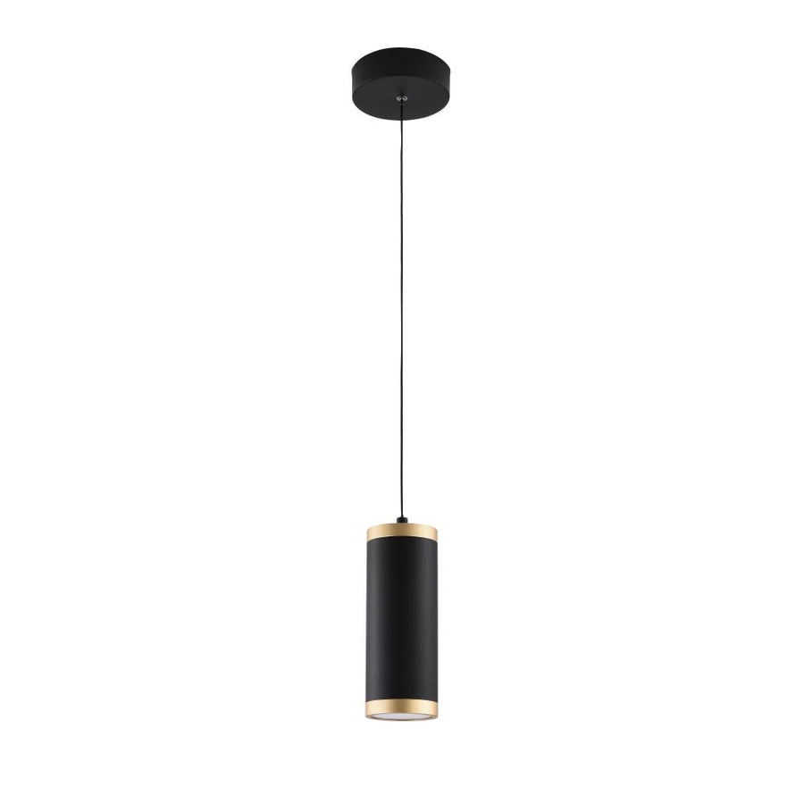 3.25 Inch Pendant – Black / Gold