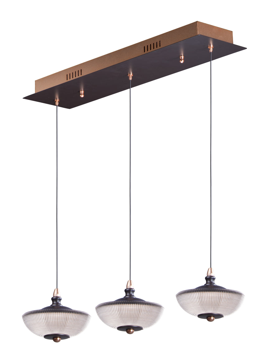 ET2 Lighting E23154-126BRZGLD Linear Pendant - Bronze / Gold