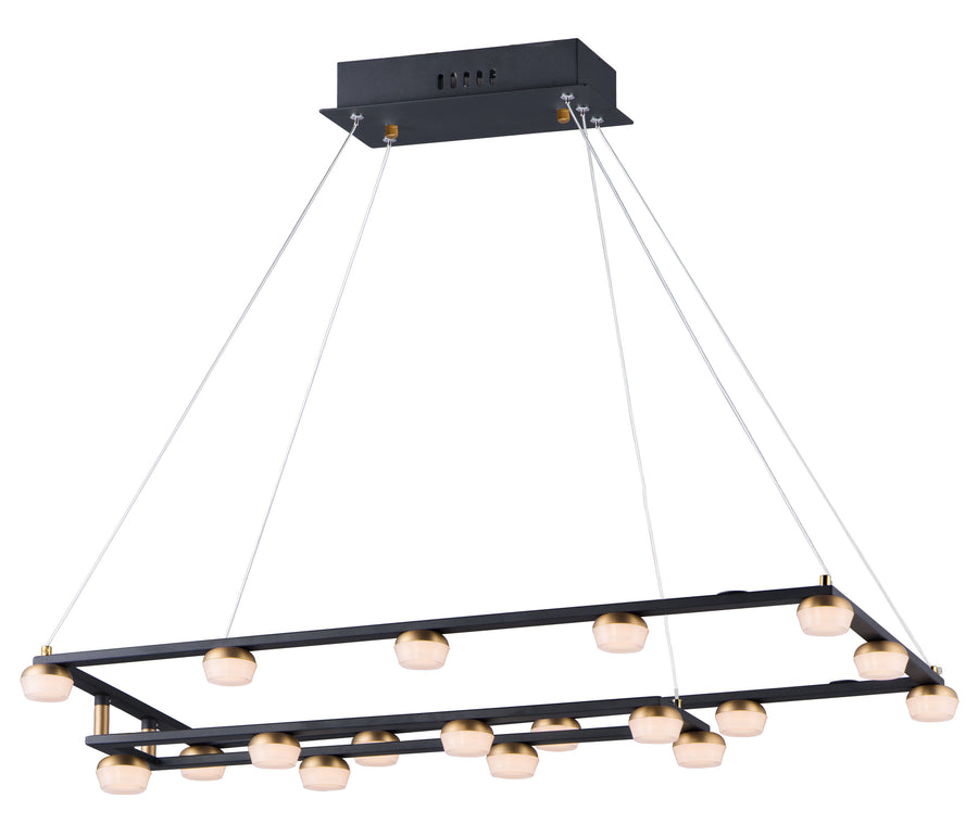 ET2 Lighting E23165-75BKGLD Suspension Pendant - Black / Gold