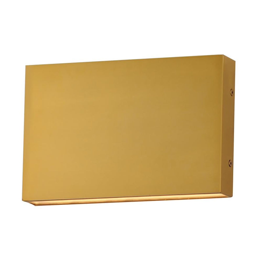 Brik 11.75 Inch Wall Sconce – Natural Aged Brass – E23211-NAB
