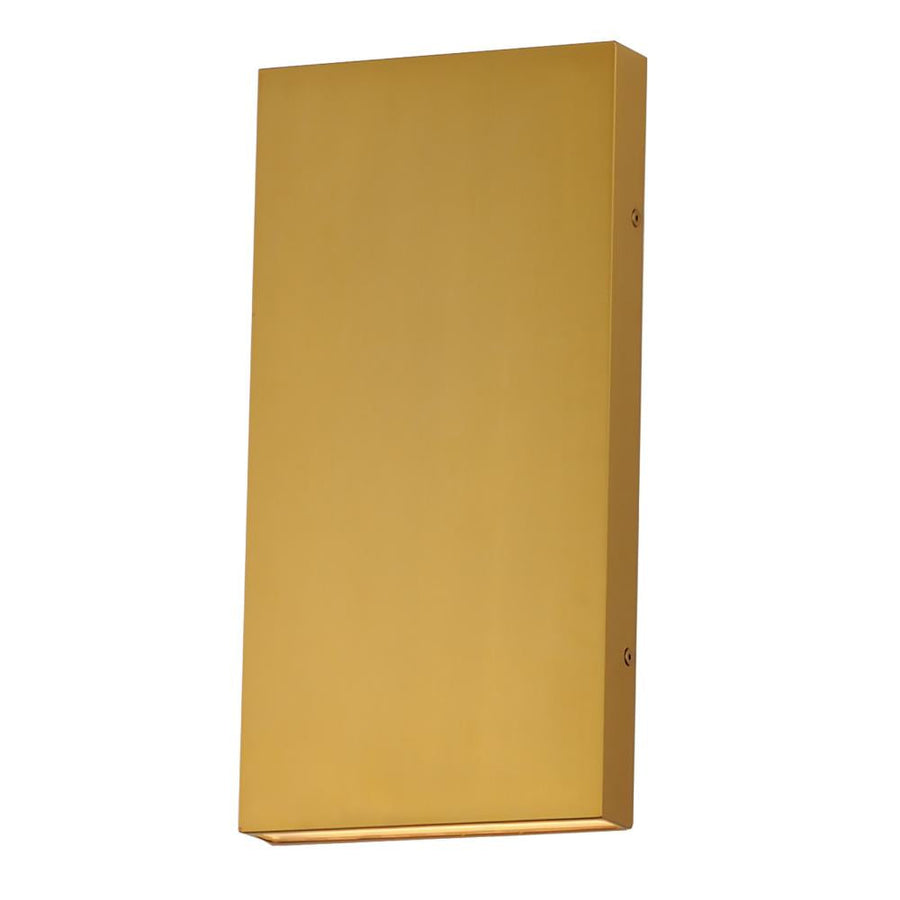 7 Inch Outdoor Wall Light – Natural Aged Brass