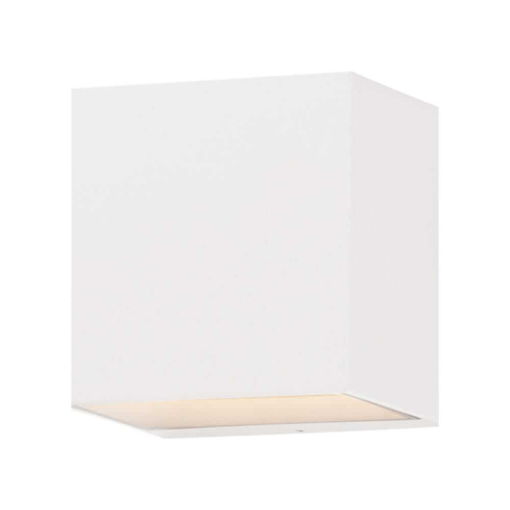 4.75 Inch Outdoor Wall Light – White