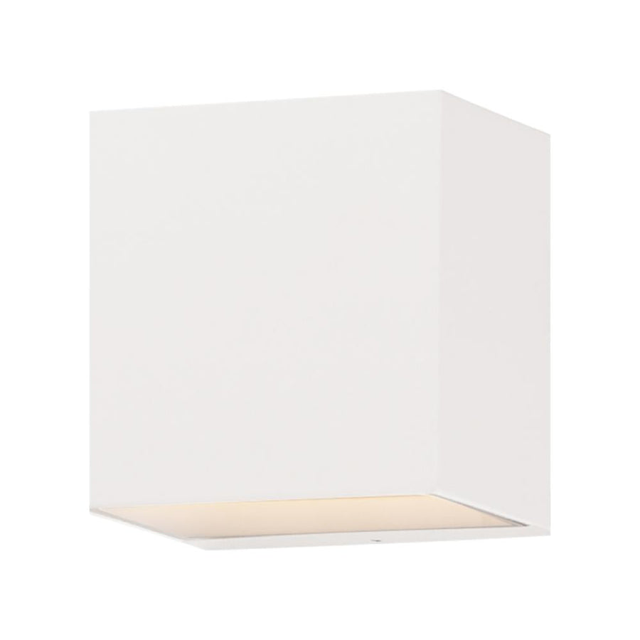 4.75 Inch Outdoor Wall Light – White