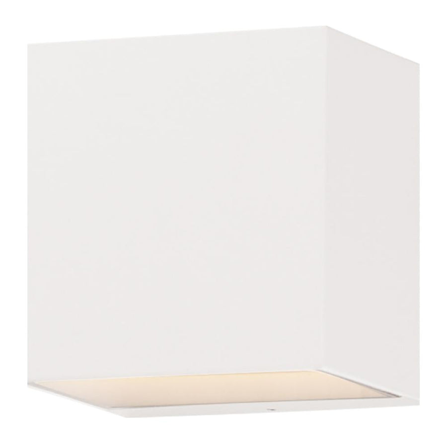 6.25 Inch Outdoor Wall Light – White