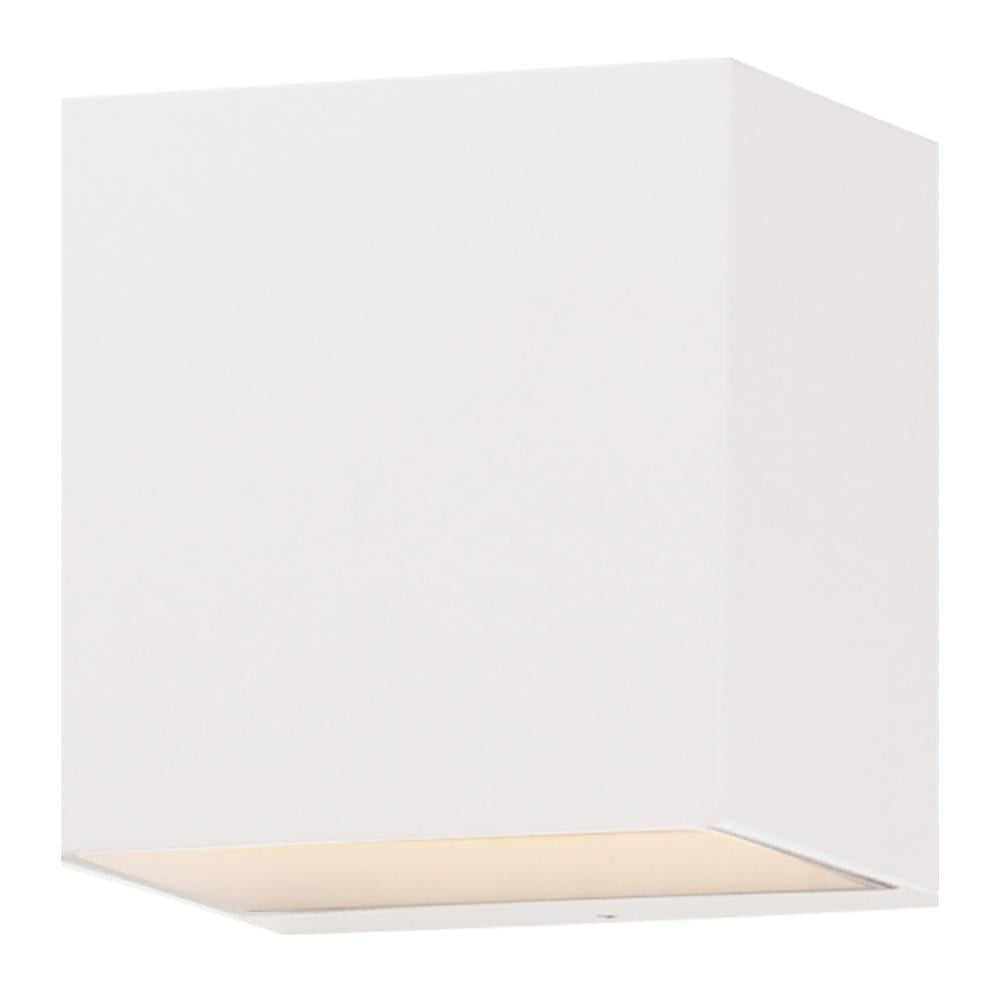 6.25 Inch Outdoor Wall Light – White
