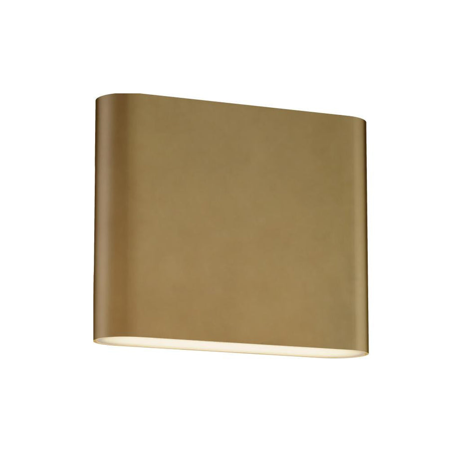 Spartan 6 Inch Wall Sconce – Natural Aged Brass – E23233-NAB