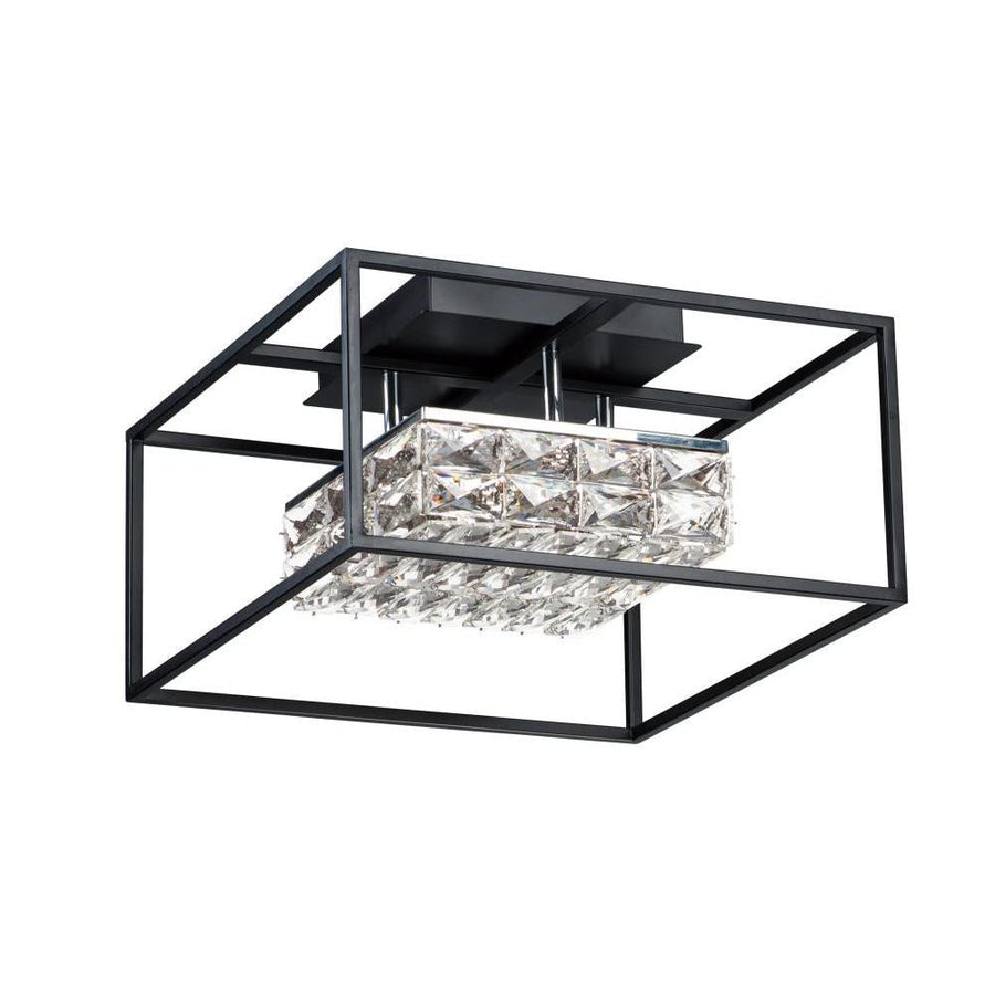 15.75 Inch Flush Mount – Black