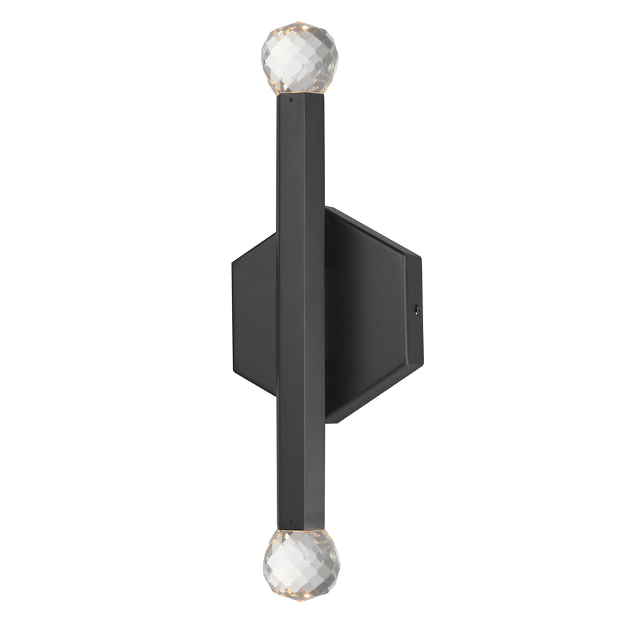 ET2 Lighting E23342-122BK Wall Sconce - Black