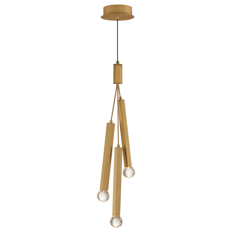 ET2 Lighting E23343-122GLD Multi-Light Pendant - Gold