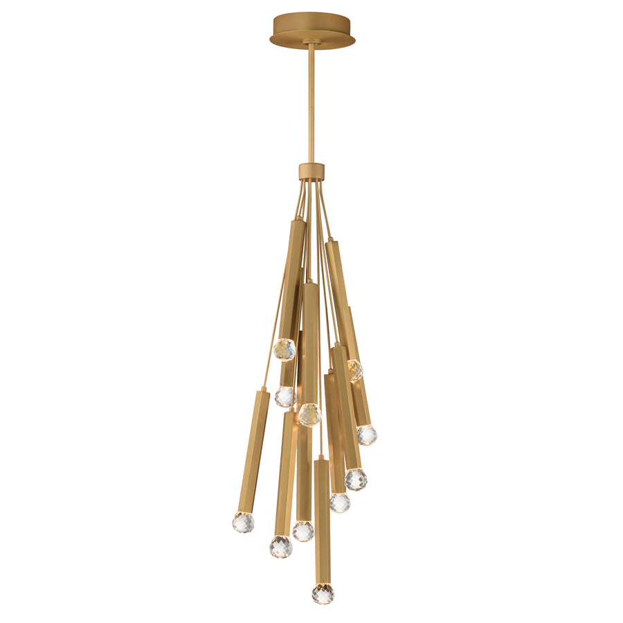 ET2 Lighting E23347-122GLD Multi-Light Pendant - Gold