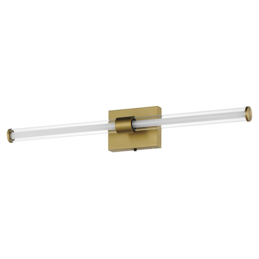 30 Inch Vanity Light – Natural Aged Brass