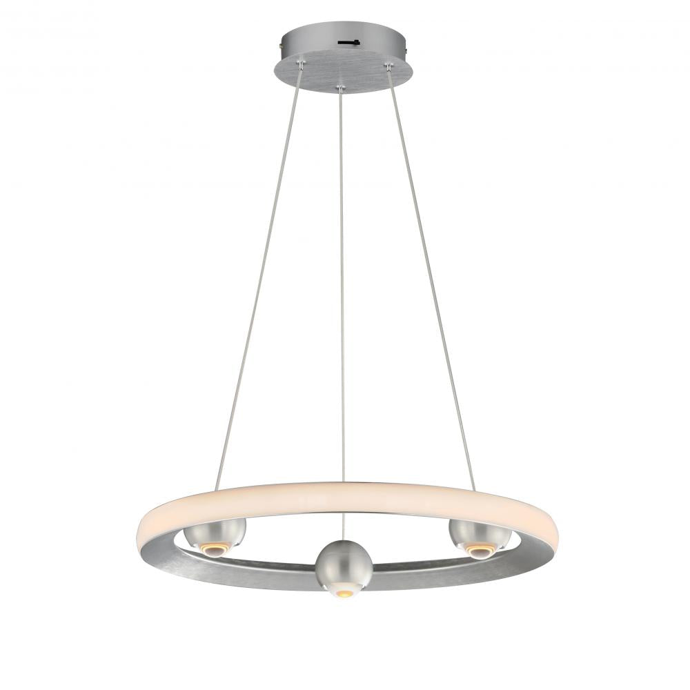 18 Inch Pendant – Brushed Aluminum