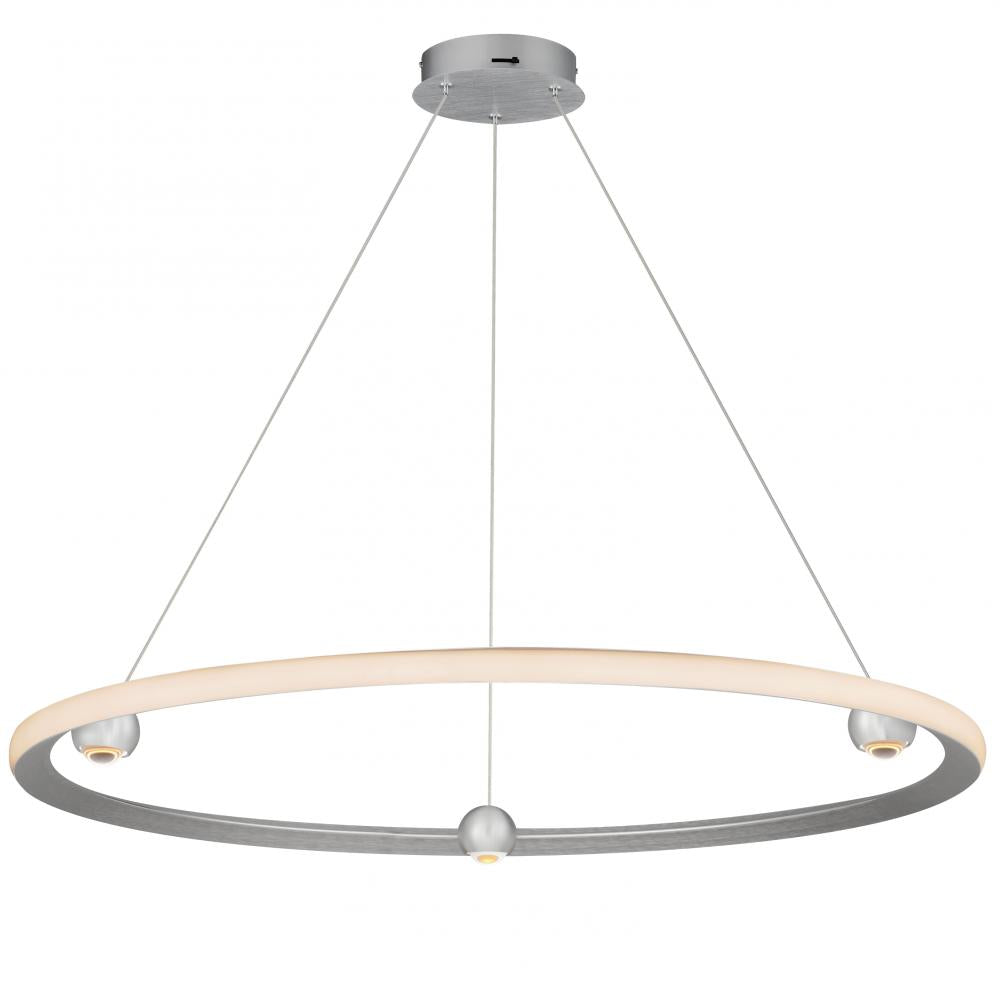 40 Inch Pendant – Brushed Aluminum