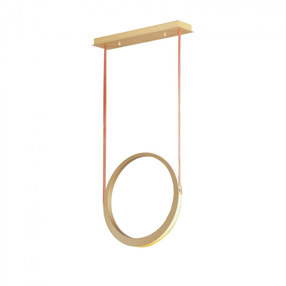 5.5 Inch Pendant – Natural Aged Brass