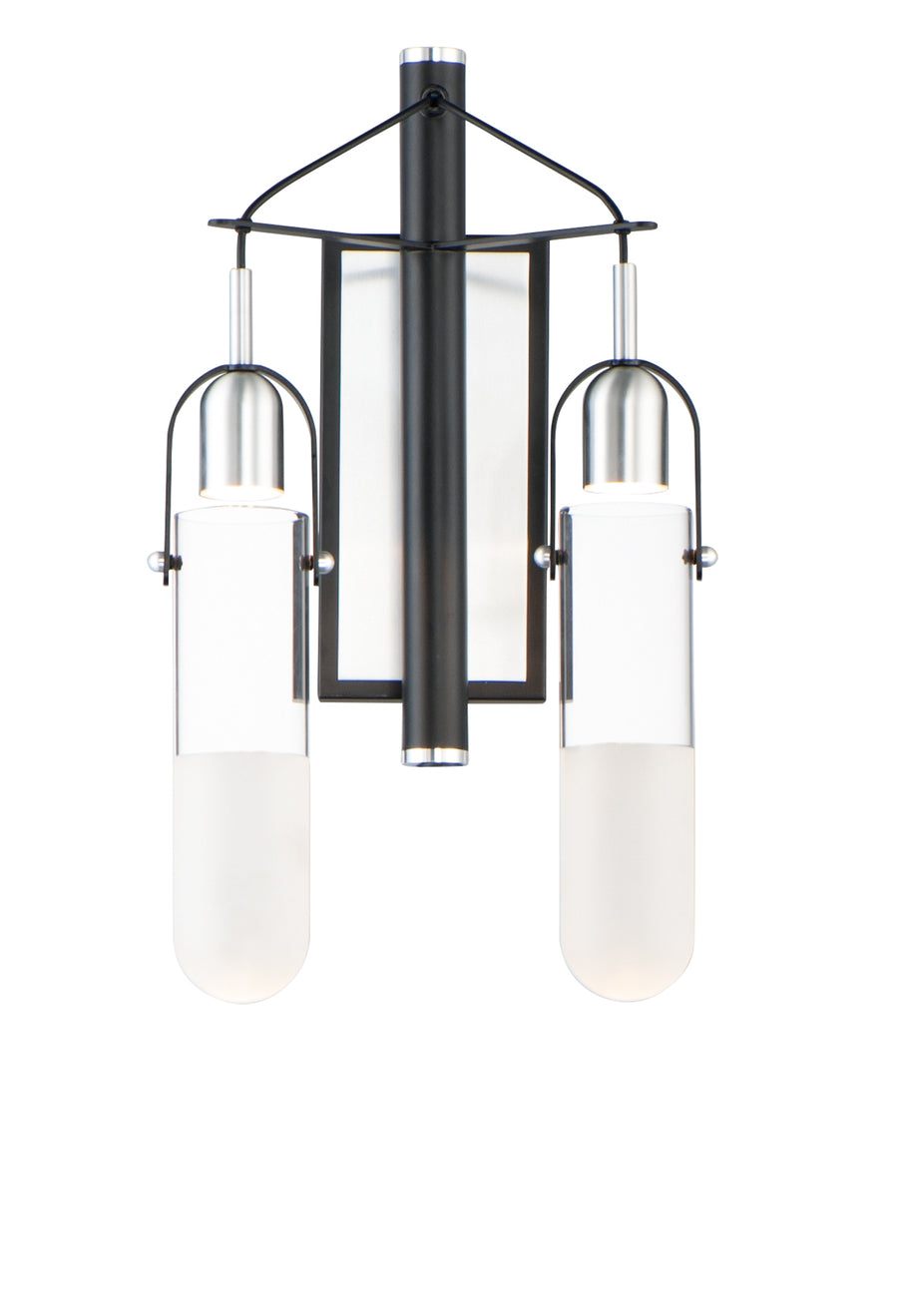 ET2 Lighting Capsule - Disc E24172-93BKAL Bath Vanity - Black / Brushed Aluminum