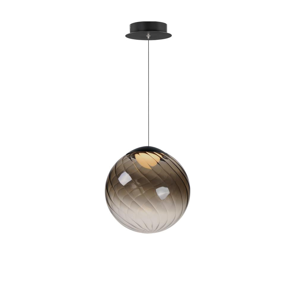 Planetary 9.75 Inch Single Pendant – Black – E24189-138BK