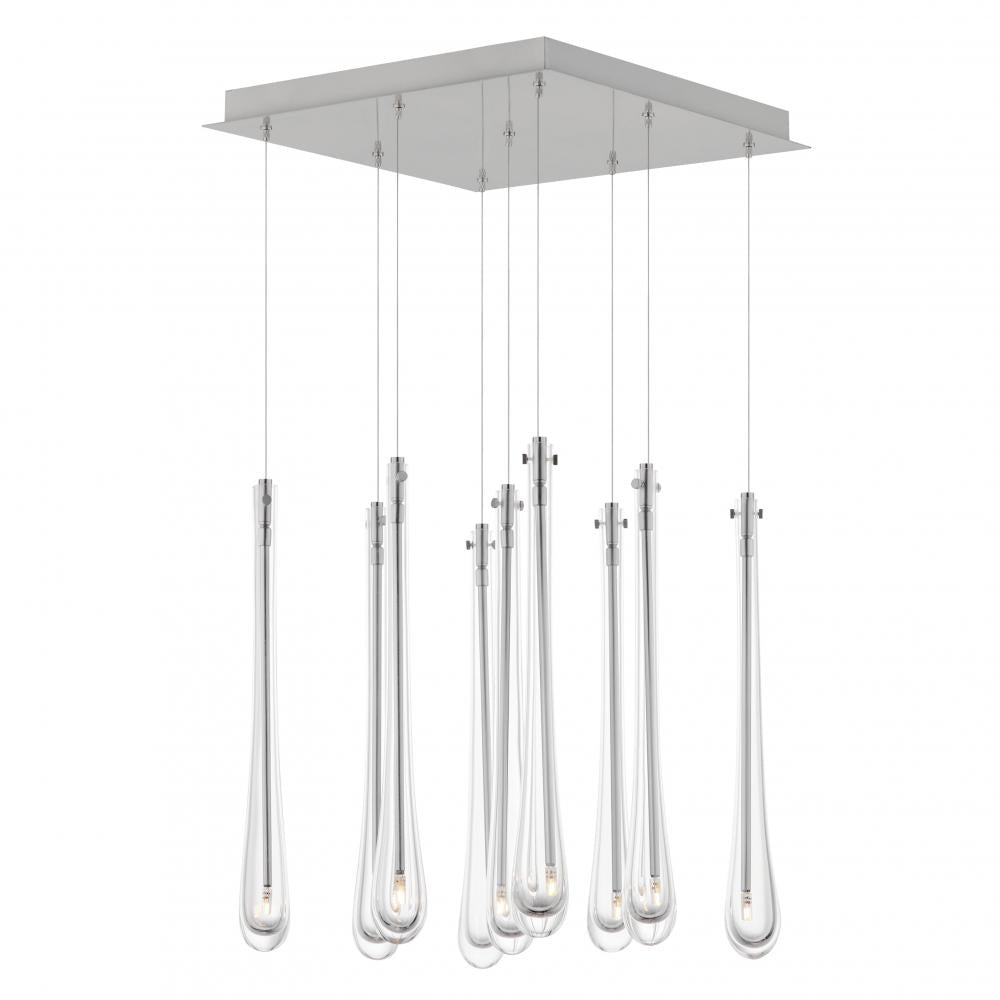 17 Inch Pendant – Satin Nickel