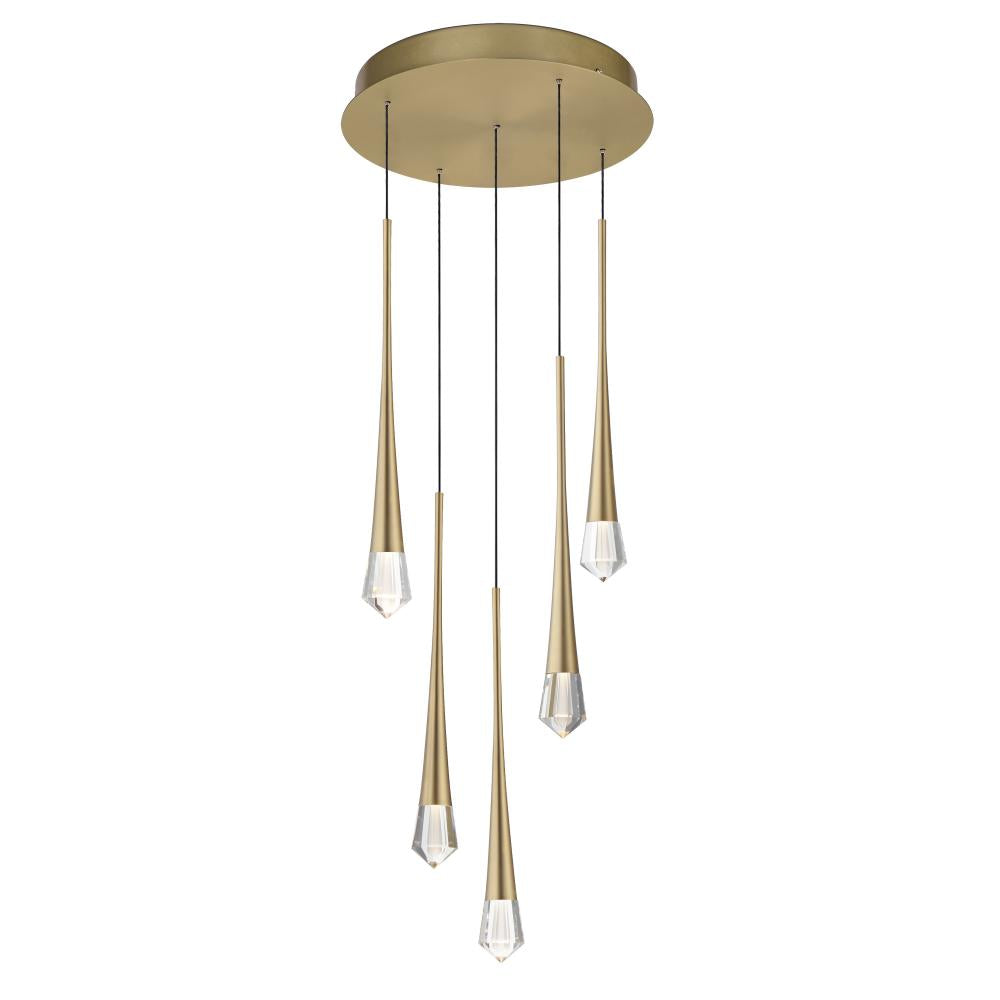 13 Inch Pendant – Gold