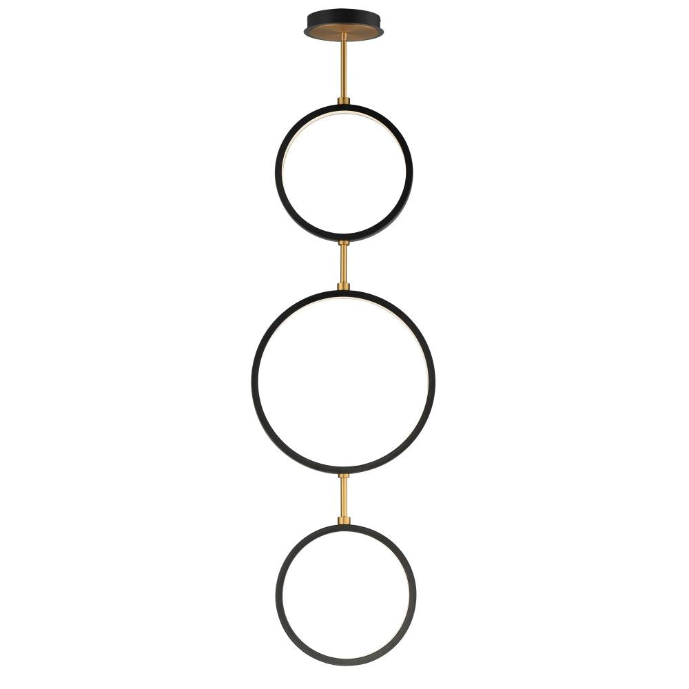 Hoopla 15.75 Inch Multi – Black / Gold – E24321-BKGLD