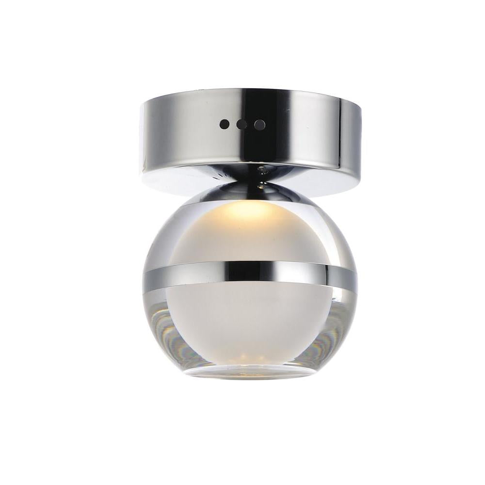 4.75 Inch Flush Mount – Polished Chrome