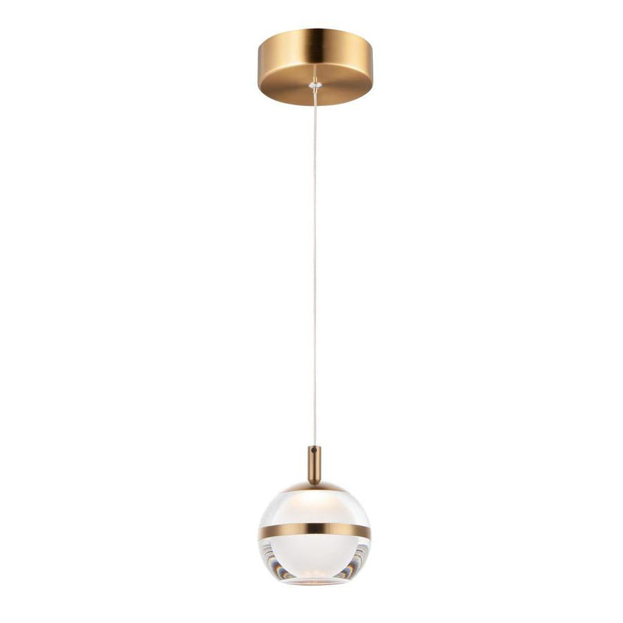 4.5 Inch Pendant – Natural Aged Brass
