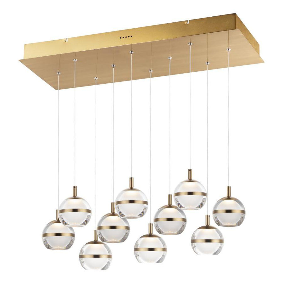12.5 Inch Pendant – Natural Aged Brass