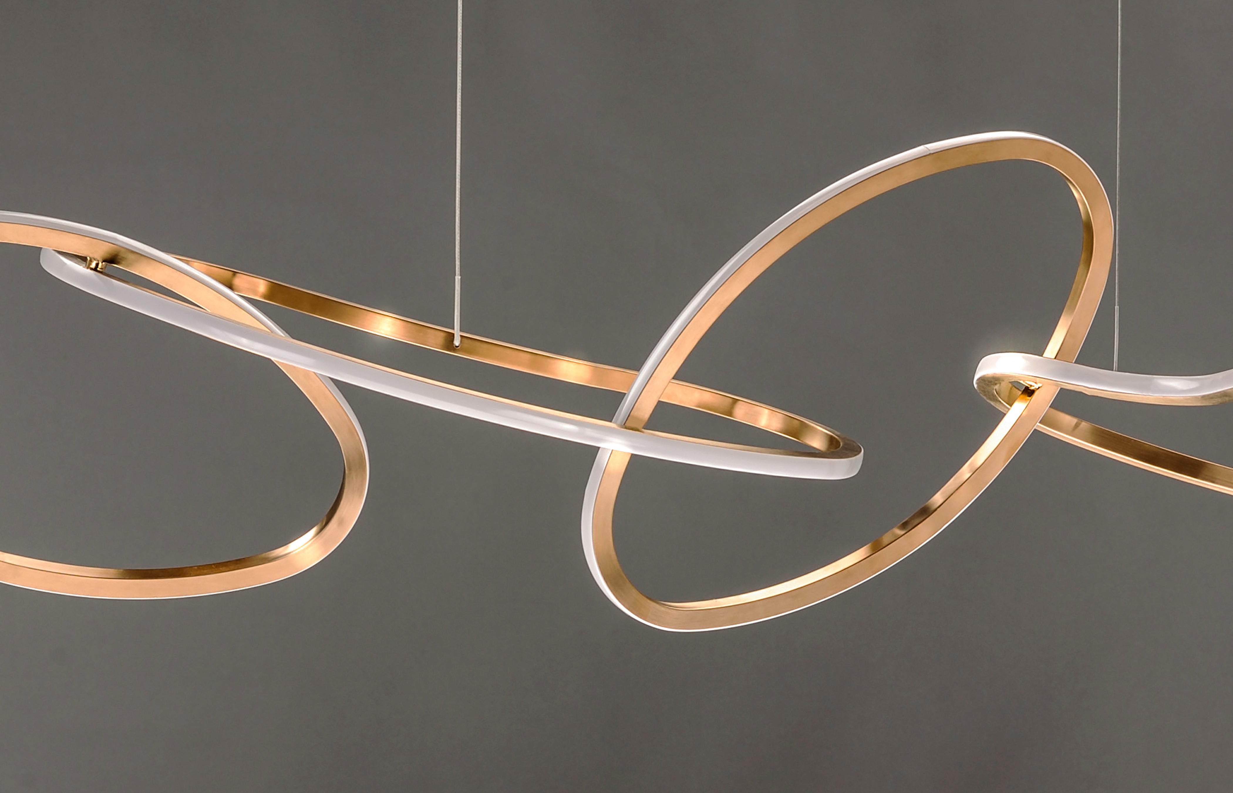 55 Inch Linear Pendant – Brushed Champagne