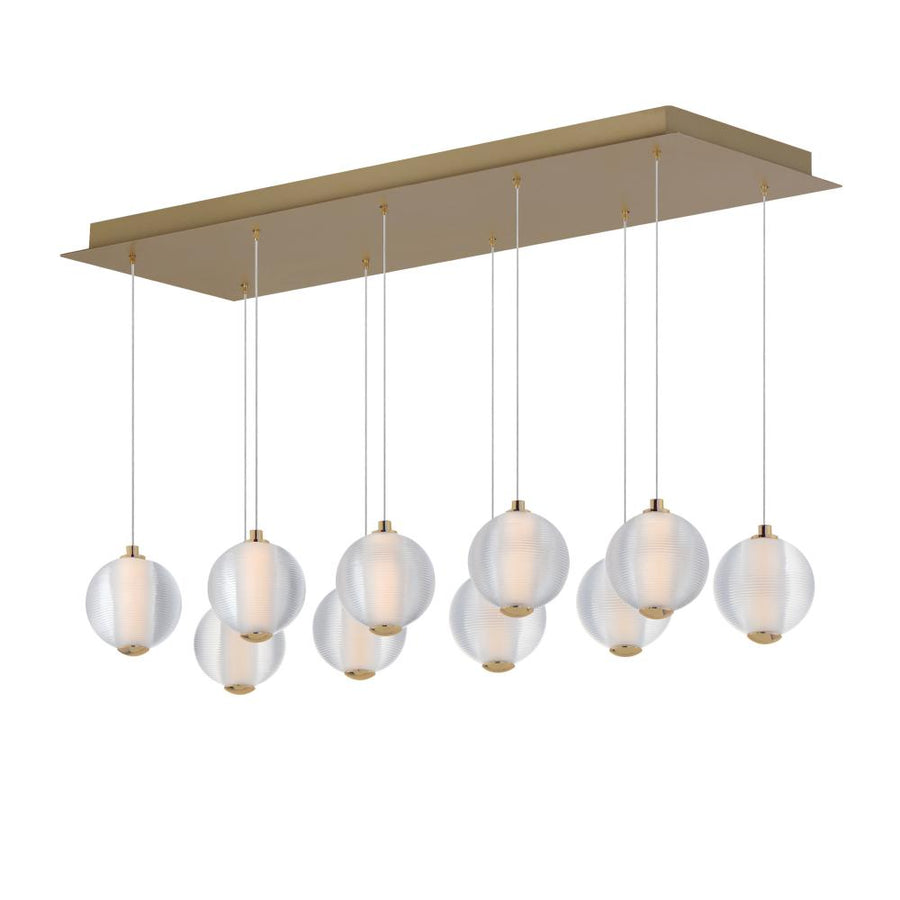 11 Inch Linear Pendant – Gold