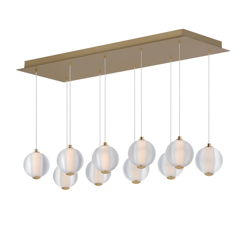 11 Inch Linear Pendant – Gold