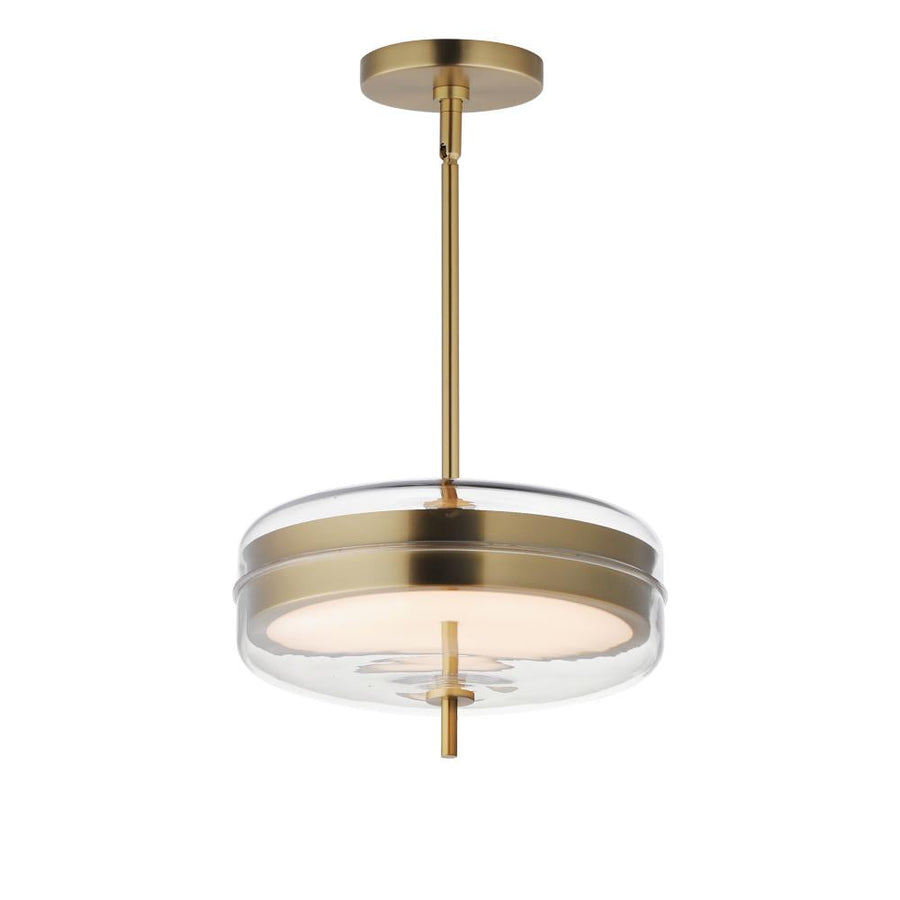 Voto 12 Inch Single Pendant – Natural Aged Brass – E24662-18NAB