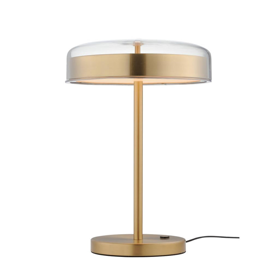 Voto 12 Inch Table Lamp – Natural Aged Brass – E24669-18NAB