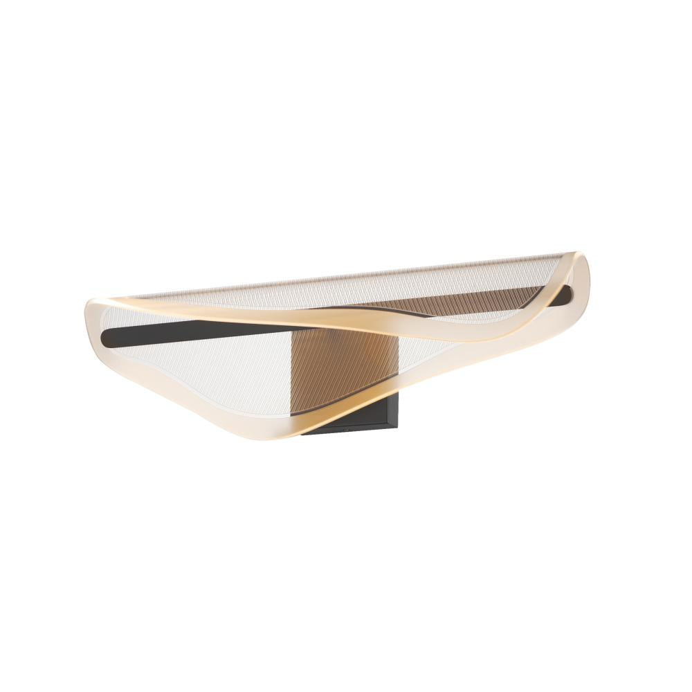 Manta 0 Inch Wall Sconce – Black – E24712-144BK