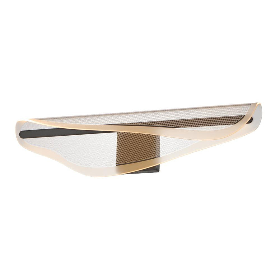Manta 6.75 Inch Wall Sconce – Black – E24713-144BK