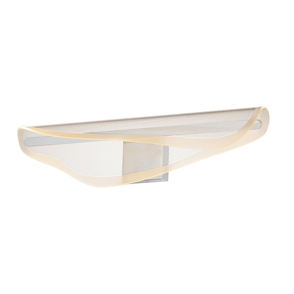 Manta 6.75 Inch Wall Sconce – Polished Chrome – E24713-144PC