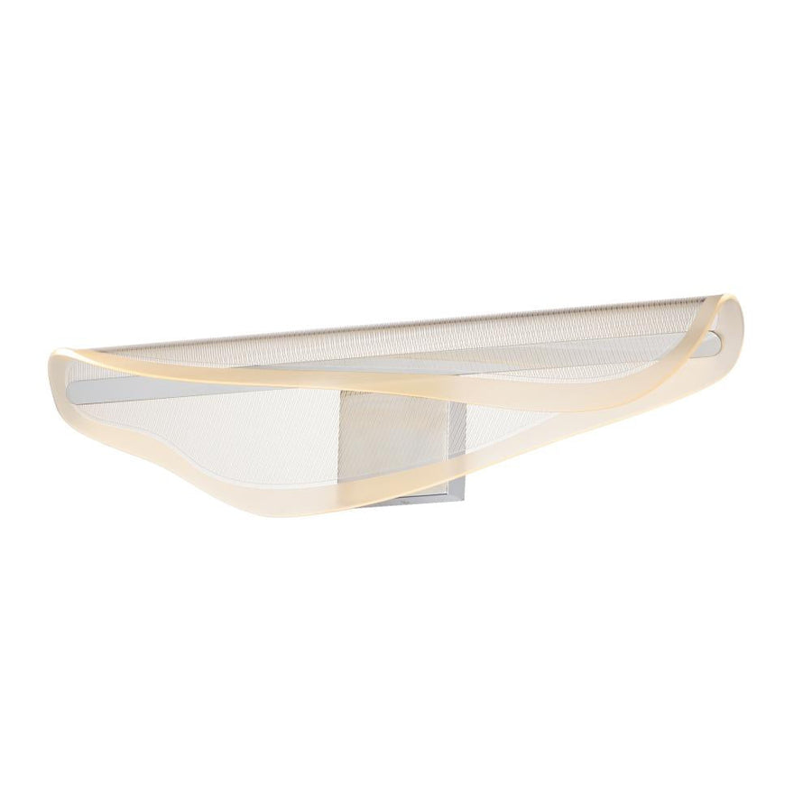 Manta 6.75 Inch Wall Sconce – Polished Chrome – E24713-144PC